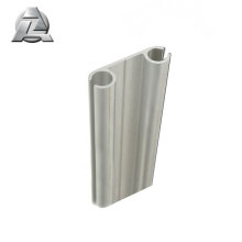 Perfil de extrusión de aluminio anodizado de plata duradera para carpa keder